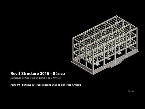 09. Revit Structure 2016 - Estructura de Concreto - Trabes_Vigas Secundarias #revit #revitstructure
