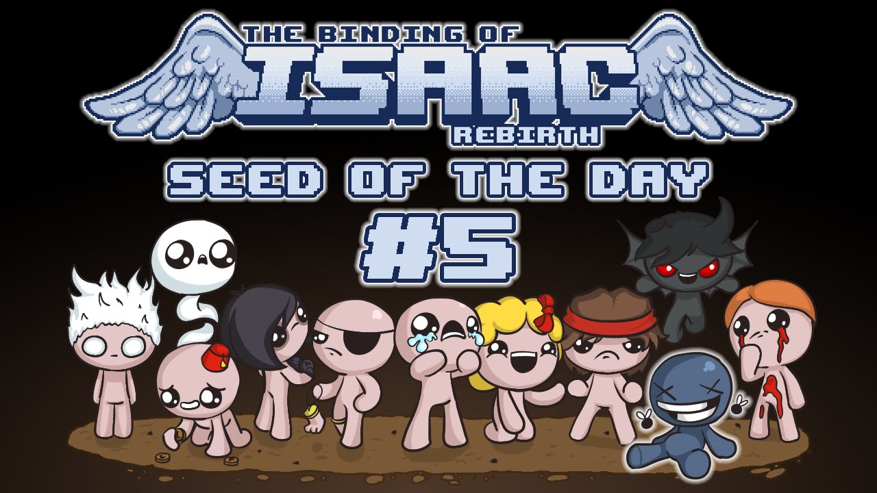 Isaac Rebirth Seed Of The Day 5 Angel Rooms time ! YouTube