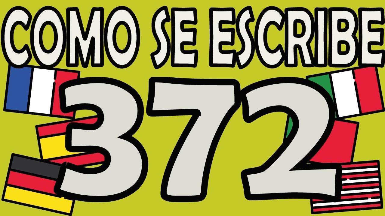 372 En Numeros Romanos 372 En Numeros Romanos