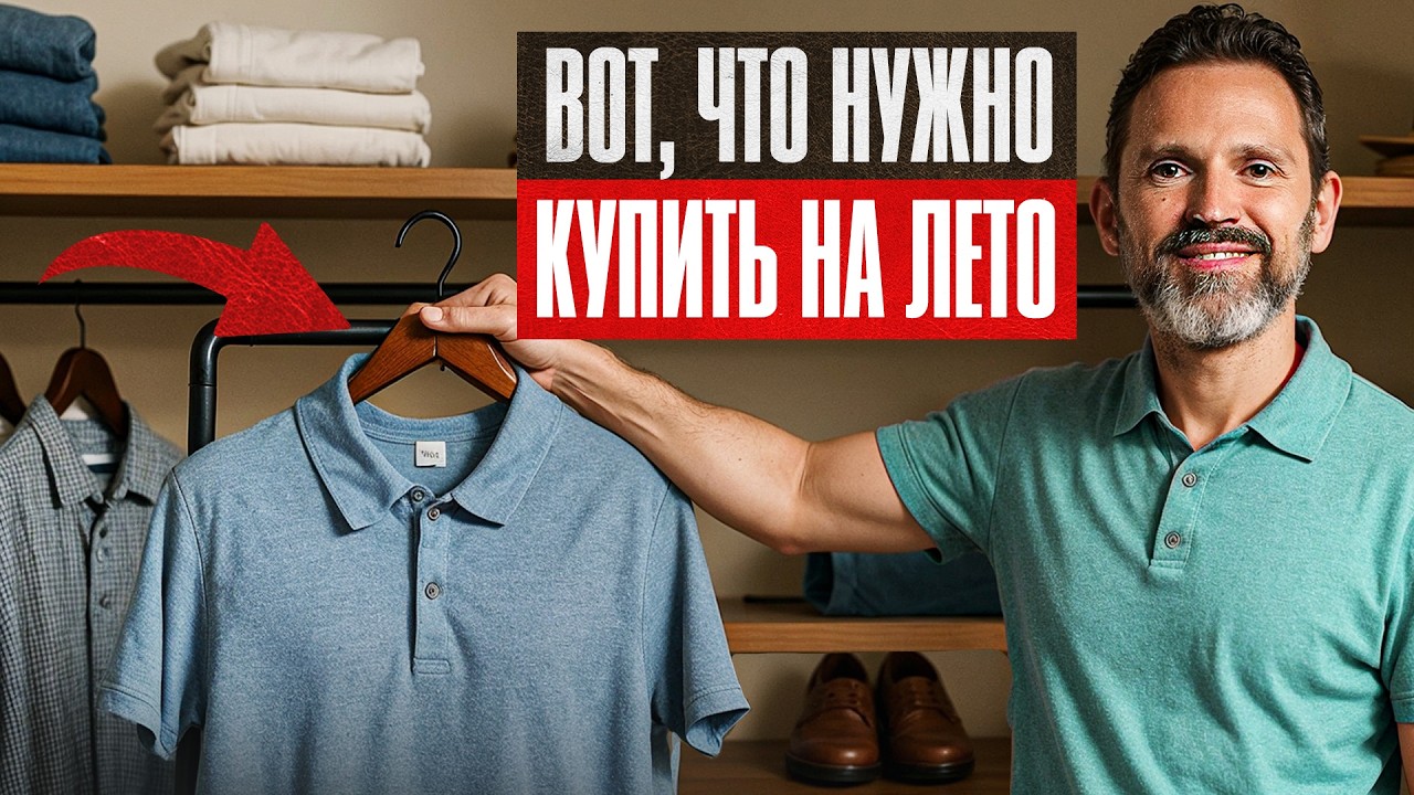 Базовый гардероб любого мужчины на лето! Одежда, необходимая каждому