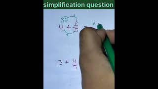 How to solve simplification question ❓⁉️ #motivation #fractiontricks #maths #education