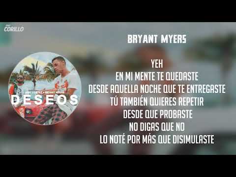 Deseos - Jhay Cortez Feat. Bryant Myers (Letra)