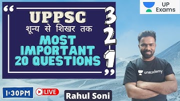 Mathematics | Most Important 20 Questions | UPSSSC 2021 |  Rahul Soni