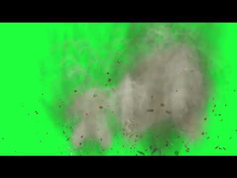 Dust Explosion Green Screen Effect