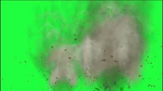 Dust Explosion Green Screen Effect