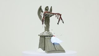 Jack Skellington and Zero Angel Statue