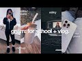 Grwm for school  vlog   classes workout routine grwm new phone  more
