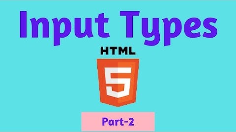 Input type in html | lets design by code part-2 #htmlcss