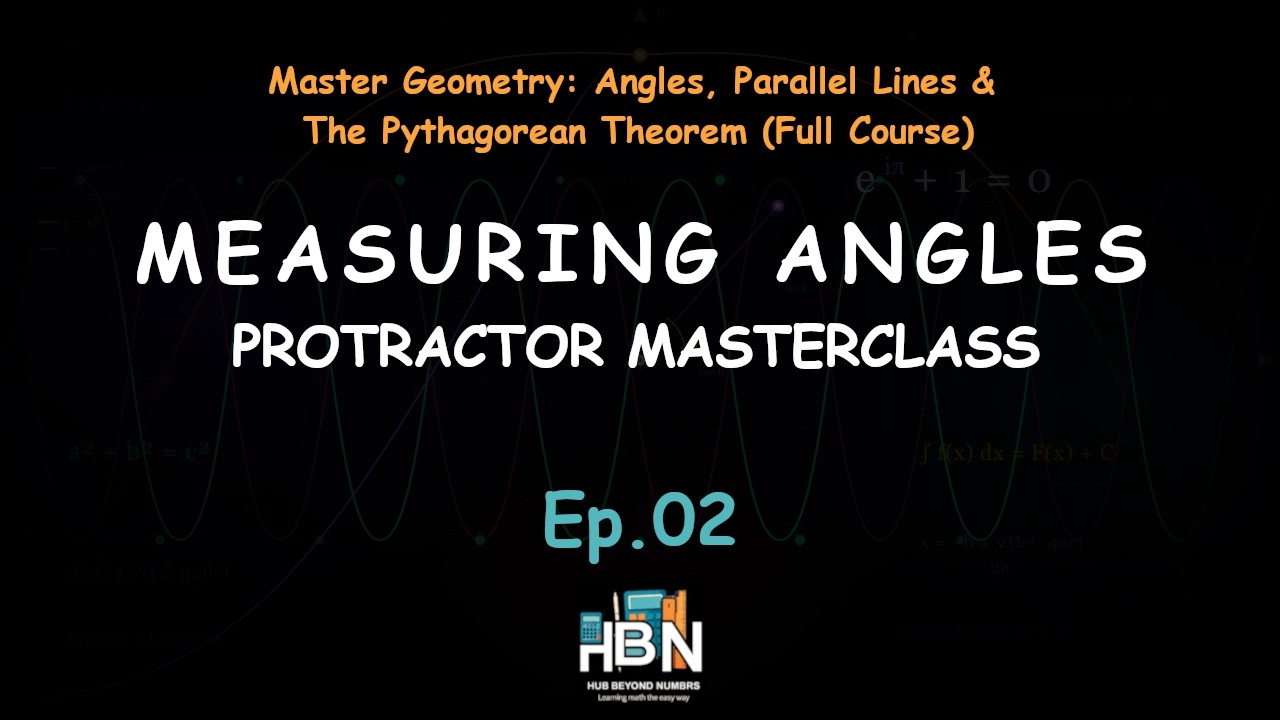 How to Measure Angles Using a Protractor | Geometry Tutorial - YouTube