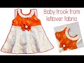 Baby frock cutting and stitching/baby frock from leftover/2-3 years girl frock/frock design