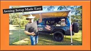 How To Set Up An Awning On Your 4x4  ( Simple Tips Explained )