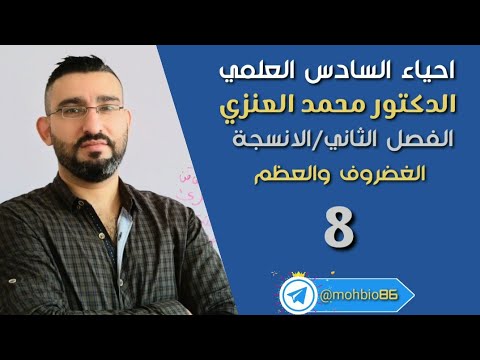8.. الغضروف والعظم. النسيج الضام المتخصص. احياء السادس العلمي الاحيائي