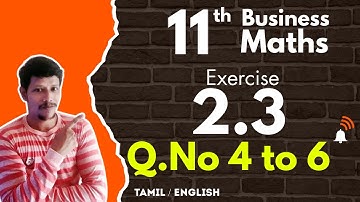 11th business maths exercise 2.3 4th sum 5th sum 6th sum | permutations | chapter 2 | Algebra 2023