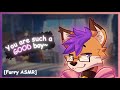 [Furry ASMR] Praising you for being a good boy :3 | Licking | Mouth Sounds