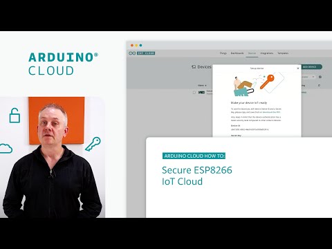 Connect an ESP8266 Board to the IoT Cloud Securely, Without Any Code