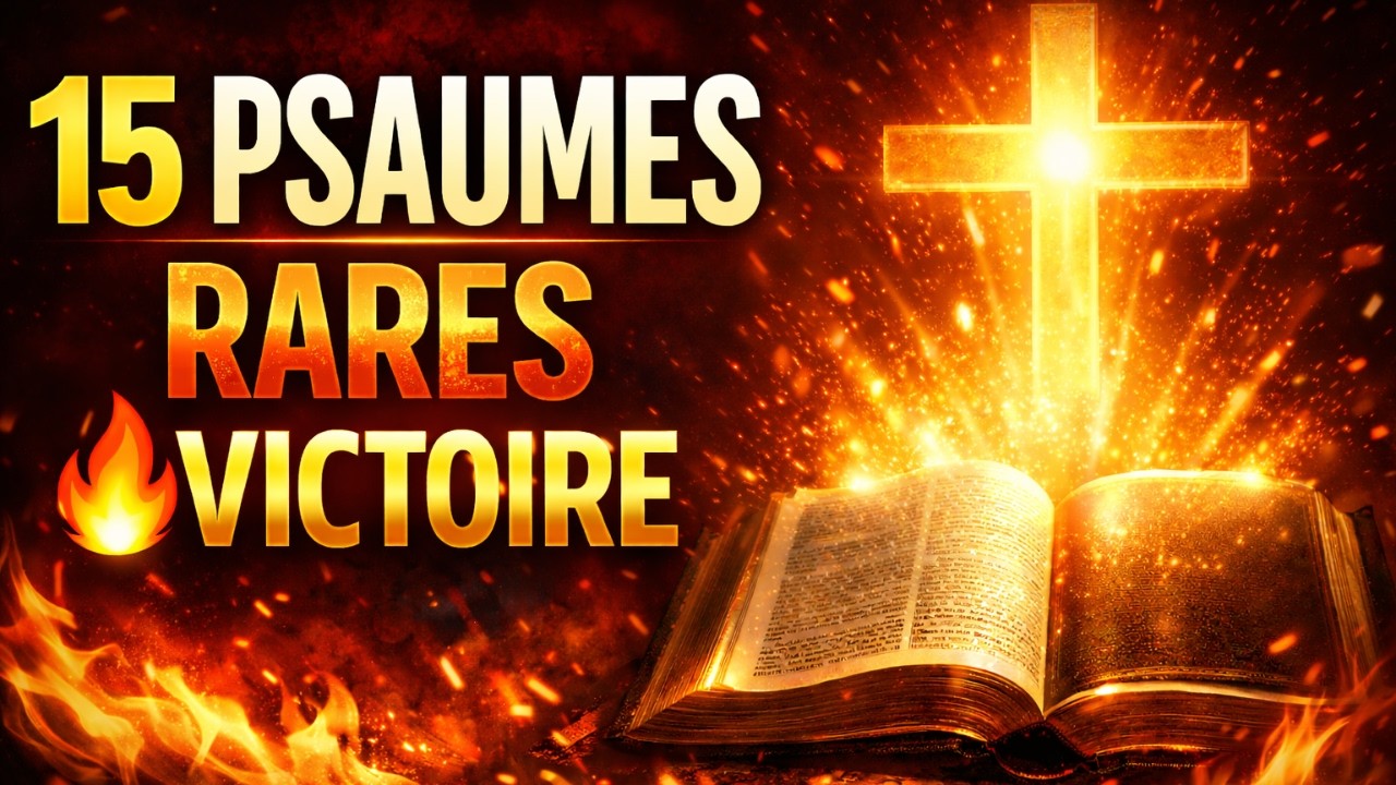 CES 15 PSAUMES PEUVENT CHANGER TA SITUATION 🔥 Proclame-les avec Foi | Puissante Prière.