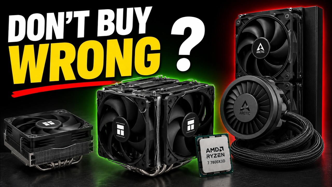 Best CPU Coolers for Ryzen 7 7800X3D in 2026 — Updated Picks - YouTube