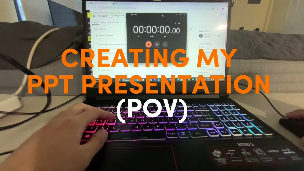 PPT Presentation Timelapse✨ | Cute & Simple |