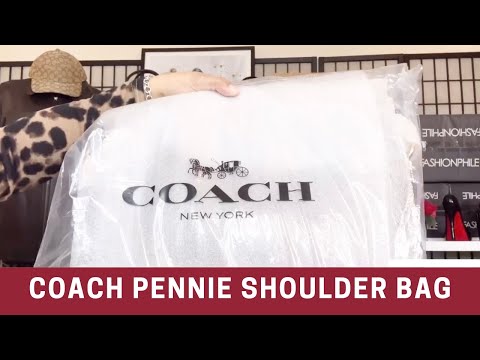 UNBOXING MY NEW COACH COLORBLOCK PENNIE SHOULDER BAG !! 