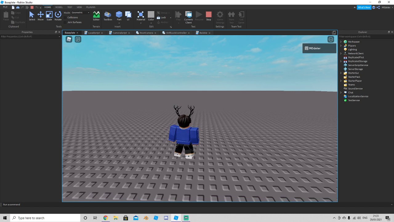 Camera Bobble and lerp roblox - YouTube