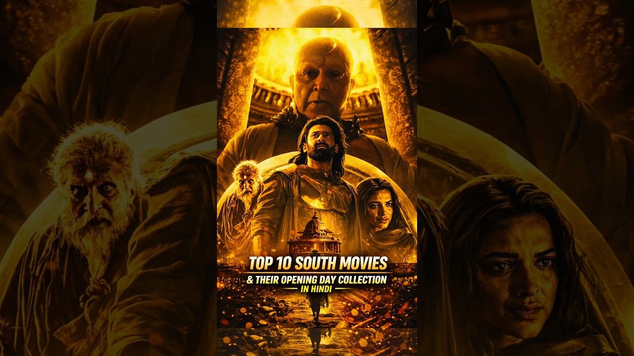 Top 10 South Movies & Their Opening Day Collection In Hindi 🔥🤑 