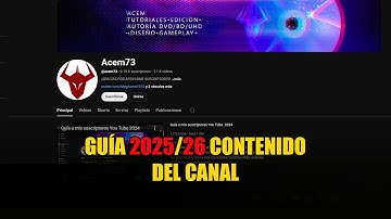 Guía a mis suscriptores You Tube  2025