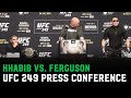 Khabib Nurmagomedov and Tony Ferguson argue about street fighting | UFC 249 Press Conference (Full)