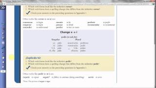 Anda Chapter 4   Irregular Stem Changing Verbs