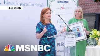 Andrea Mitchell celebrates Kelly O’Donnell, honored at the Washington Women in Journalism Awards