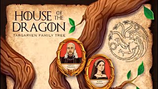 House of the Dragon Targaryen family tree visualized Art by Covatar Sketchy Digital by Covara