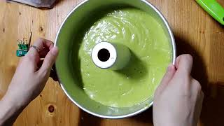 녹차 쉬폰 케이크 만들기 Making green tea chiffon cake