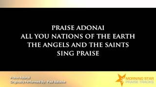 Praise Adonai- Paul Baloche (Backing Track with Lyrics).wmv chords