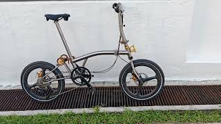 Download Lagu 20 Inch Titanium Trifold Bike with Shimano 105, Paul Canti lever, Titanium Headset MP3
