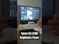 Epson EH-LS300 Ultra Short Throw Projector Brightness Power #how #tv #tips #projector #shorts #guide
