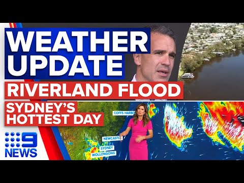 Flood alert issued for riverland; sydney swelters | weather | 9 news australia