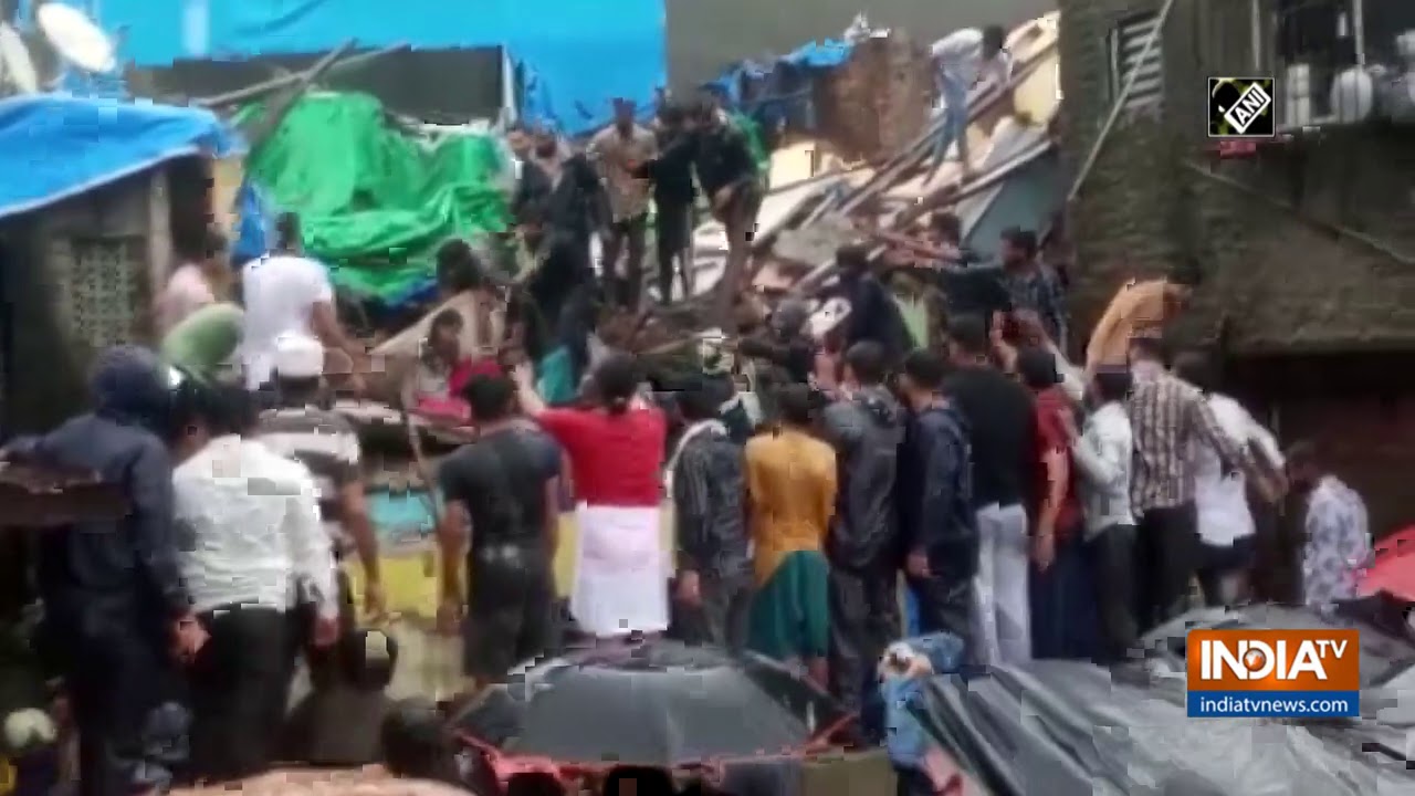 `Chawl` collapses in Malad area of Mumbai