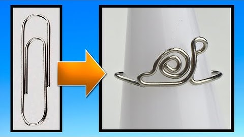 Paperclip Snail Ring DIY Jewelry Making Tutorial
