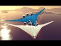 Airplane Crashes & Shootdowns #11 Feat. Boeing 797 Blended Wing Midair Collission | Besiege