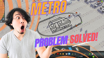 🚨UNDERGROUND METRO PROBLEM SOLVED AND HOW TO BUILD IT!🚇 [CITY SKYLINES]