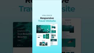 Responsive Travel Website HTML CSS JavaScript