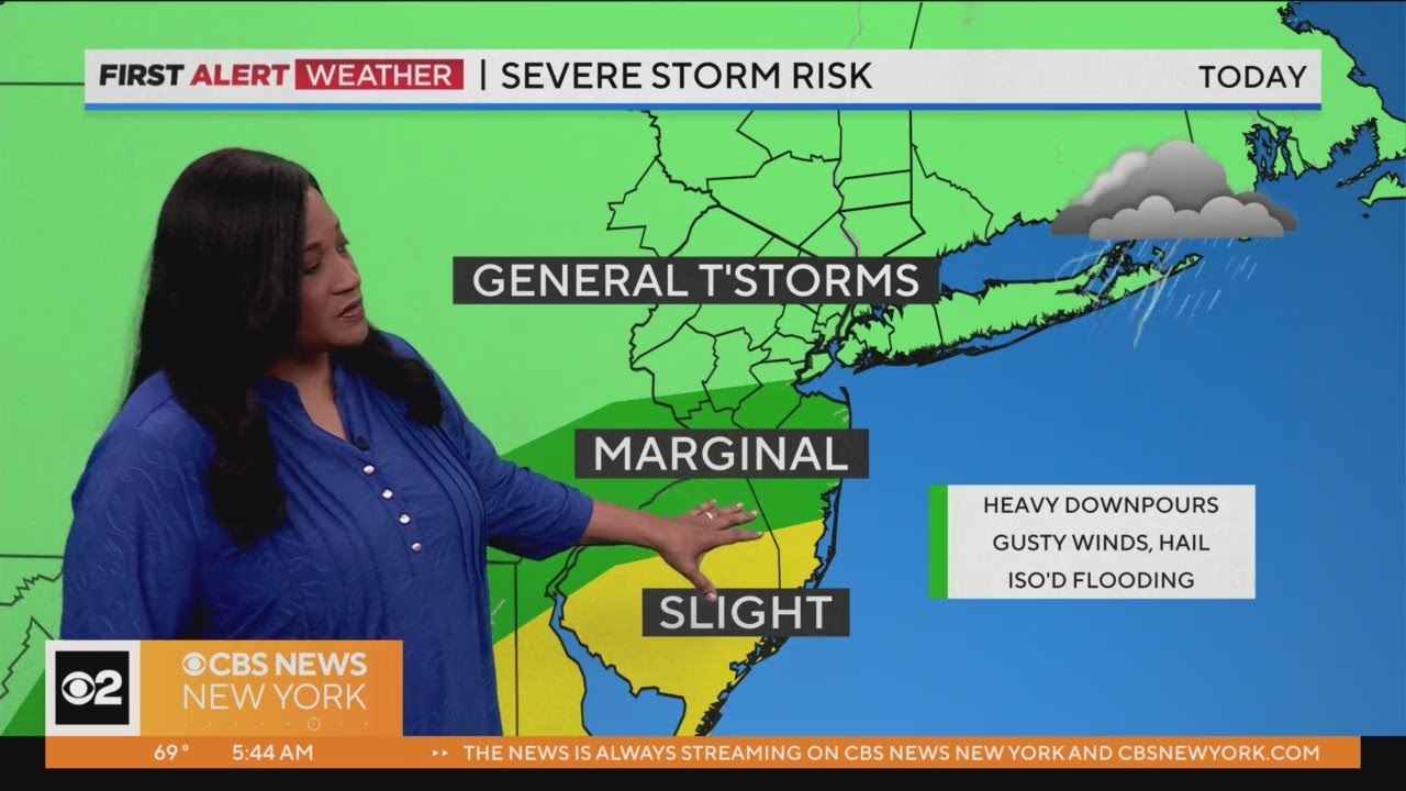 First Alert Weather: Yellow Alert for afternoon thunderstorms - YouTube