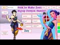 How To Play As Zoey Character From Kpop Demon Hunter In Sakura School Simulator Easy Tutorial
