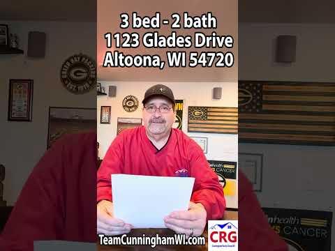 1123 Glades Dr, Altoona, WI home video tour