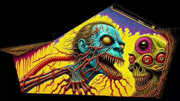 Zombie Invasion: Mesmerizing Rainbow Projection Mapping Experience