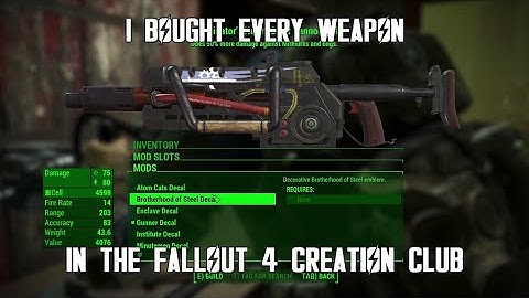 Rating Every Fallout 4 Creation Club Weapon