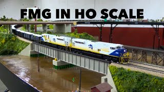 FMG SD90MACS Lead the Ore Train