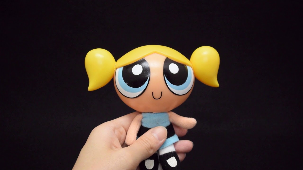 The Powerpuff Girls パワーパフガールズ ソフビ ぬいぐるみトーキングドール Bubbles バブルス Youtube