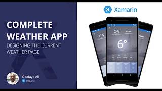 02 - Design Current Weather Forecast Page | Complete Mobile App In Xamarin Forms - The Weather App screenshot 3