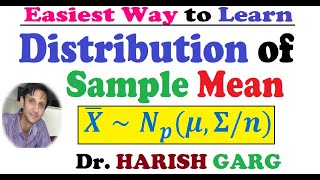 Distribution of Sample Mean | Numerical Example | Multivariate Normal Distribution