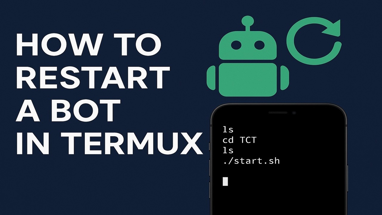 Stop Redeploying Your Bot — Restart It Properly in Termux - YouTube